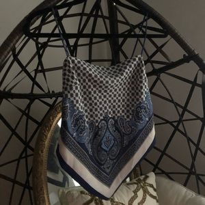 Zara bandanna tie top